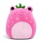 Squishmallows Oficial Kellytoy Food Squad Plush Toys Soft Plush Animal (Adabelle Strawberry Frog, 8 Inch)